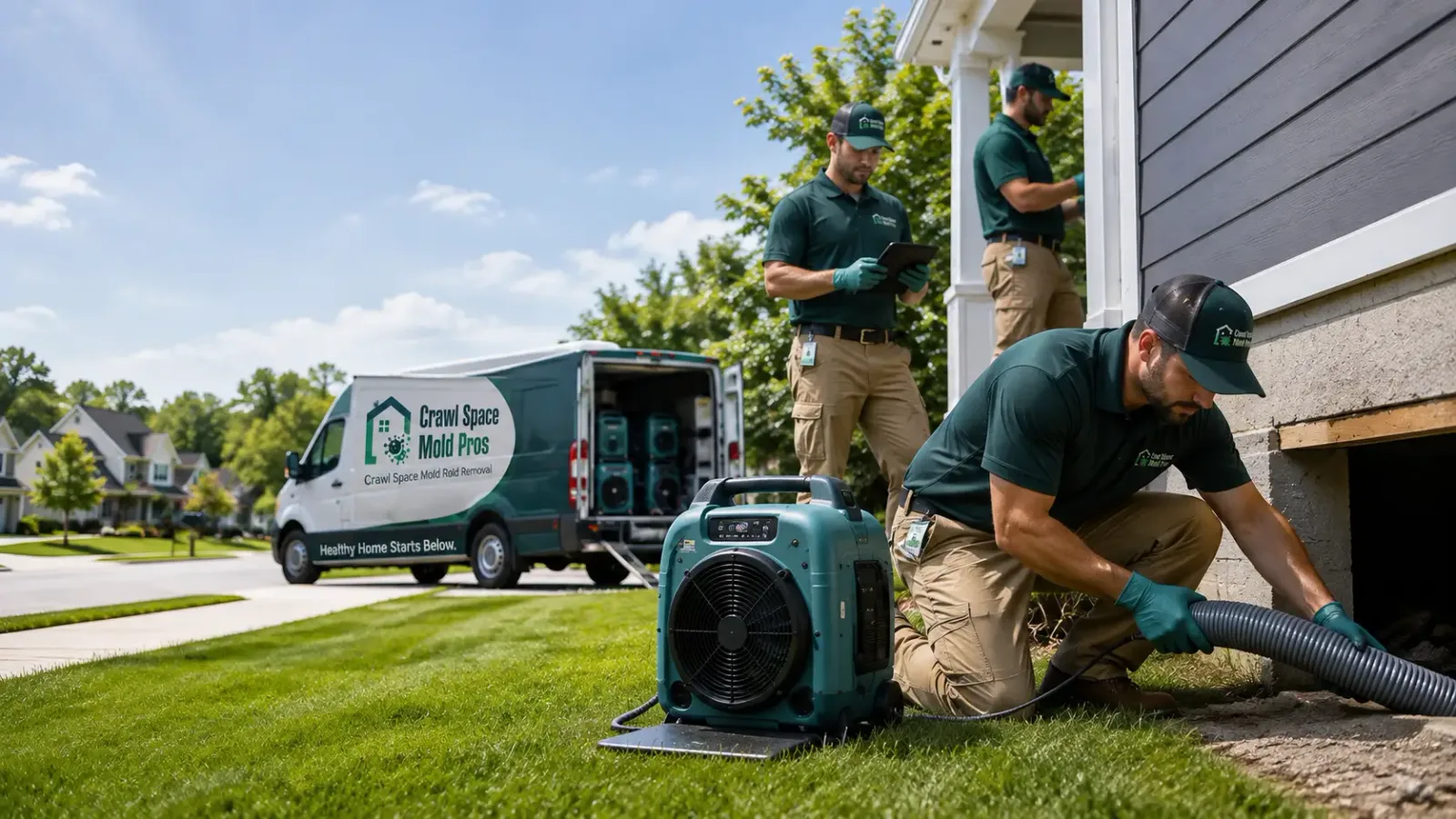 Crawl Space Mold Removal in Turtle Lake, ND